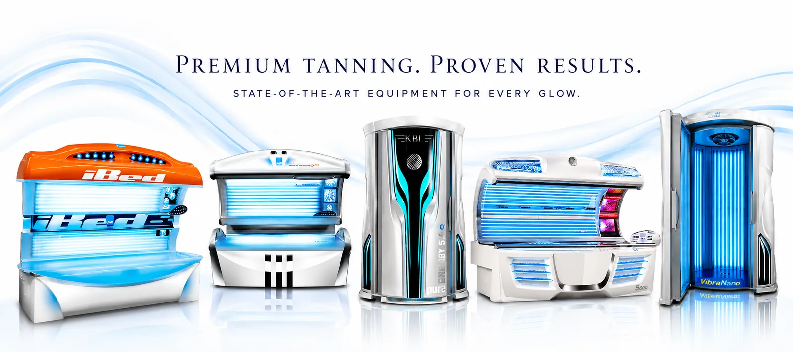 Premium tanning beds at 33 Tanning and Micro Spa